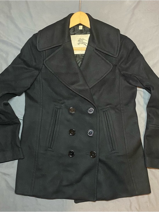 Burberry Jackets & Blazers - Burberry London Wool Cashmere Peacoat Women’s US 4 Black Double Breasted Luxury